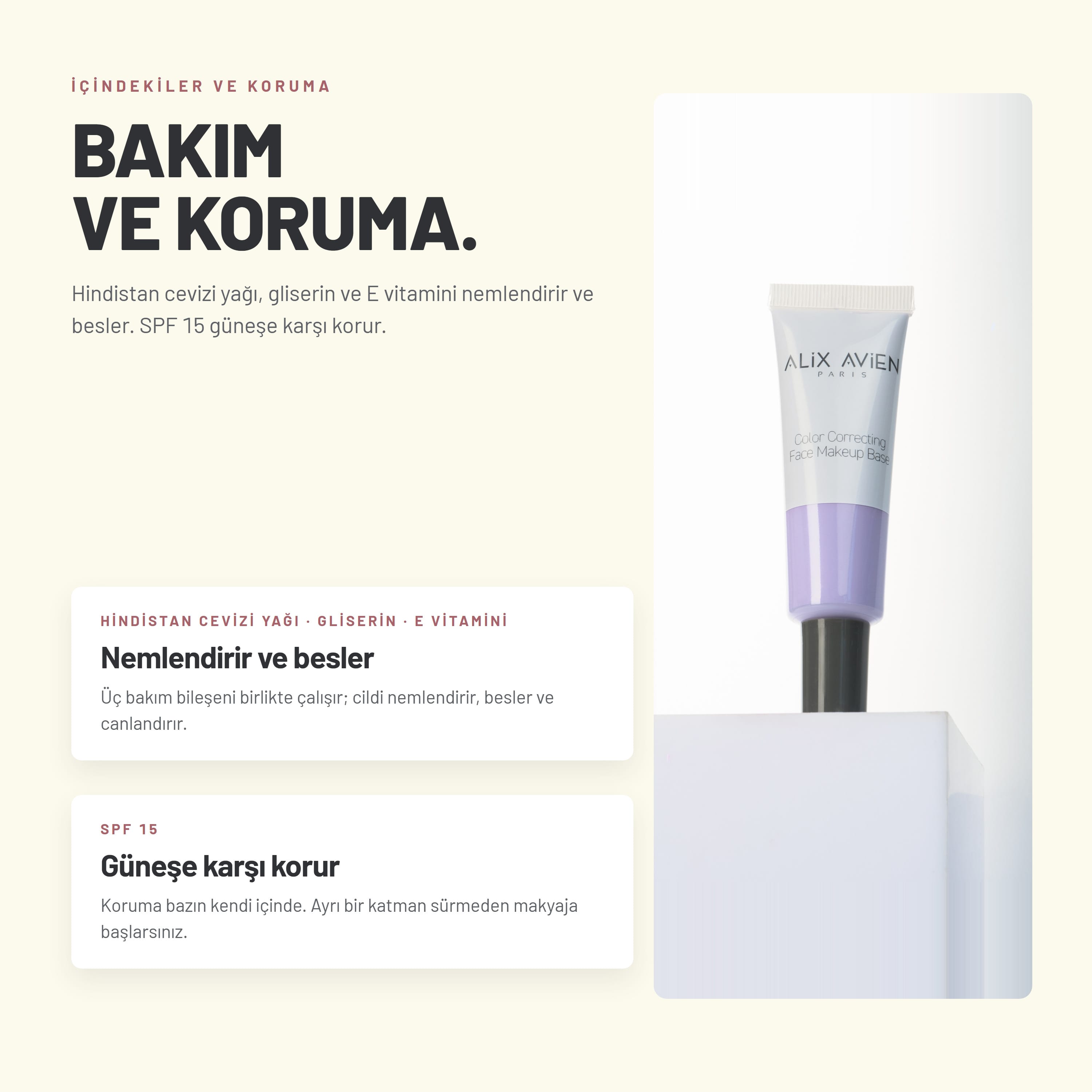 Alix Avien Color Correcting Face Makeup Base