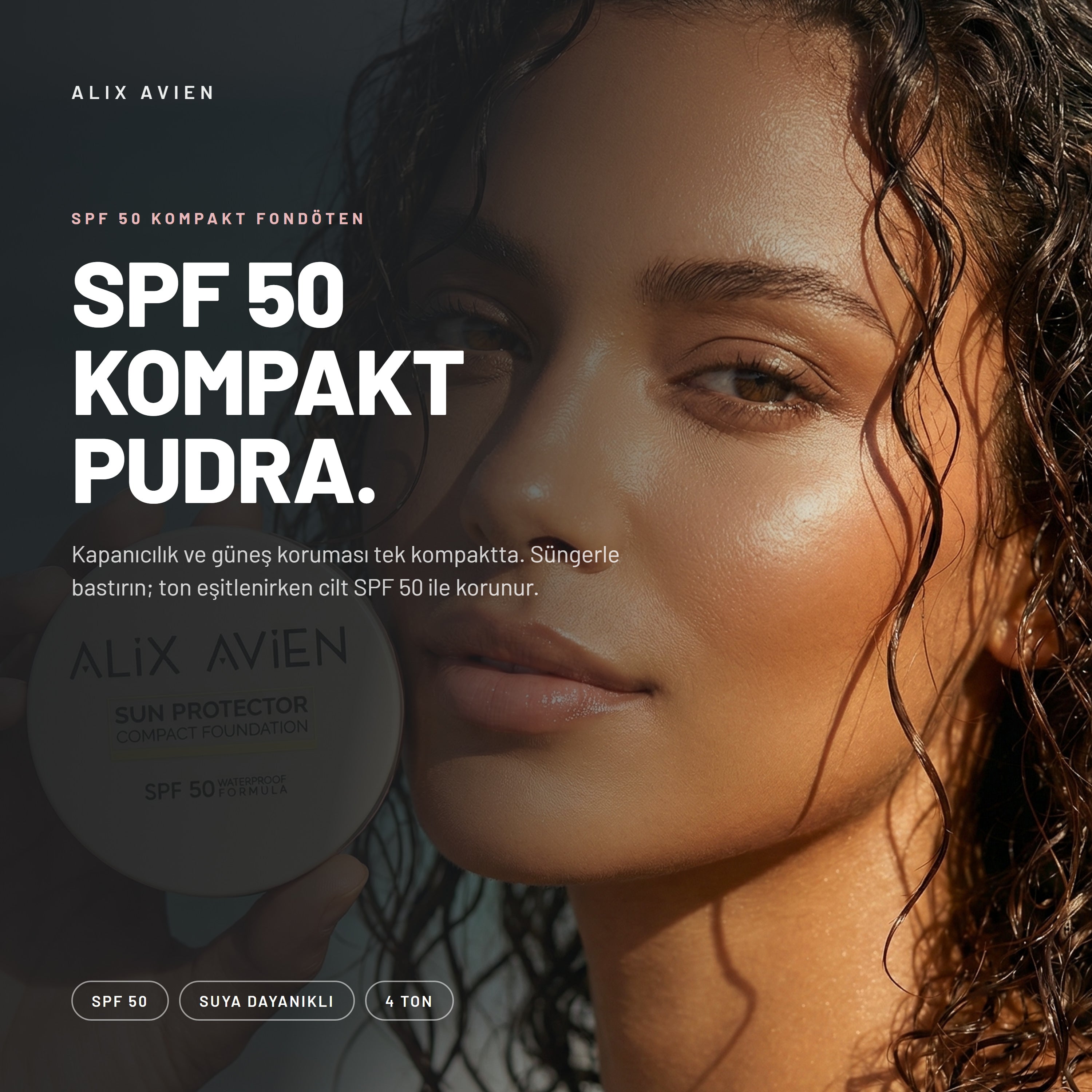 Alix Avien Sun Protector Compact Foundation SPF 50